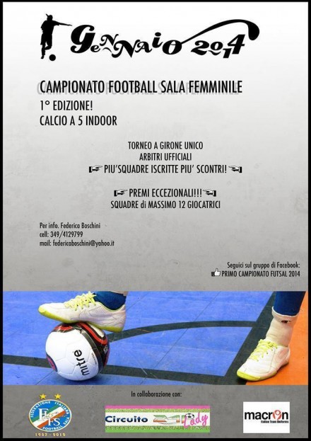 Campionato Football sala femminile 2014 - Centro Sportivo G.Facchetti
